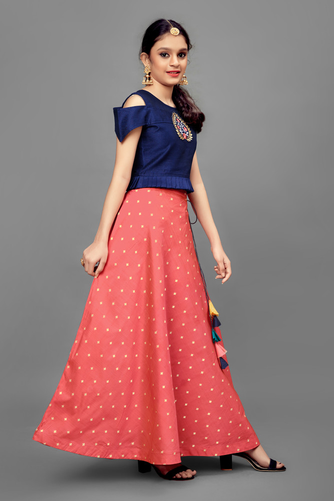 Fashion Dream Indi Girls Lehenga Choli Ethnic Wear Embroidered