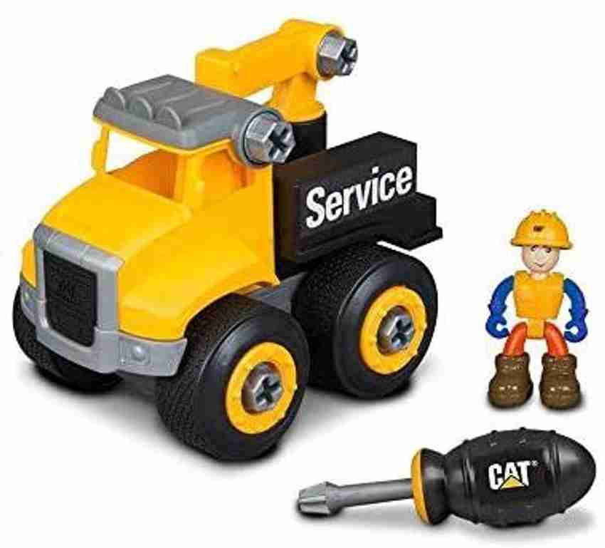 Toy State CAT Machine Maker Junior Operator Service Truck 9 Piece Set Includes Figure Screwdriver CAT Machine Maker Junior Operator Service Truck 9 Piece Set Includes Figure Screwdriver Buy Push Pull