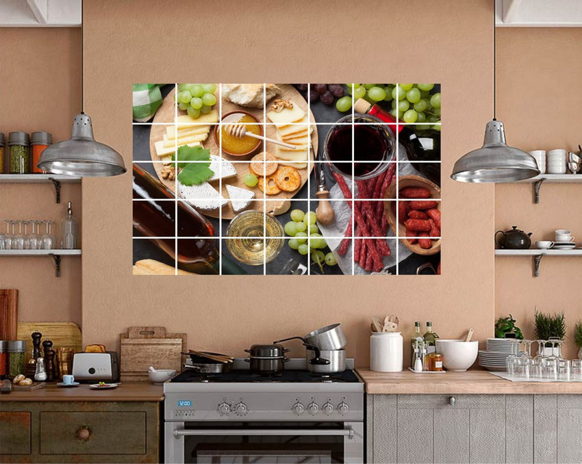 Aggregate 74+ wallpaper over kitchen tiles latest 3tdesign.edu.vn