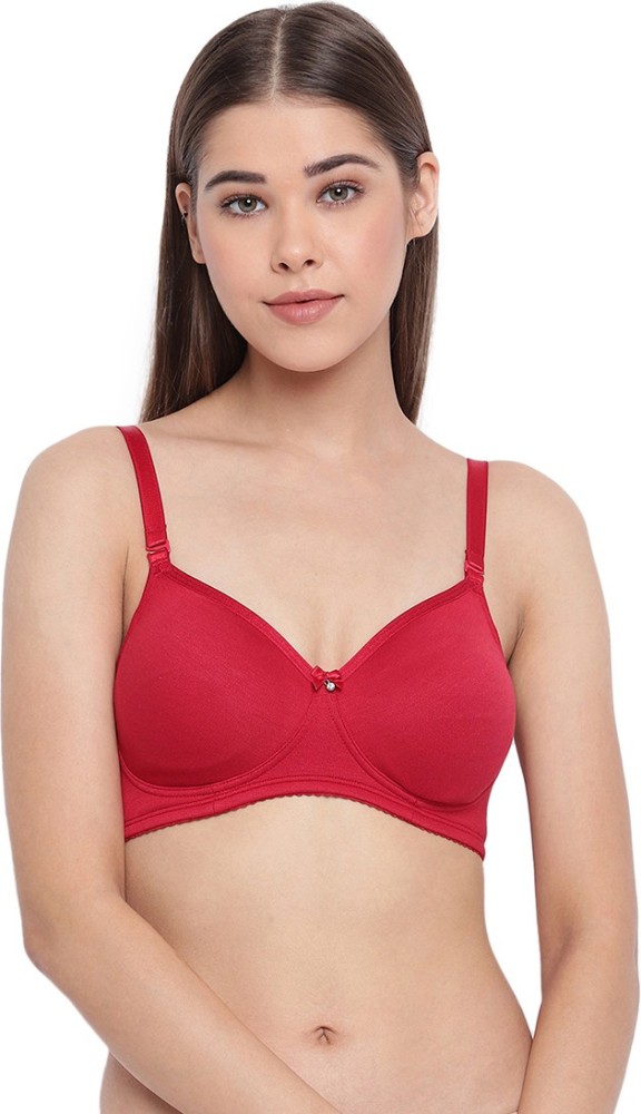 Buy ENAMOR Red Womens Basic Non-padded Bra