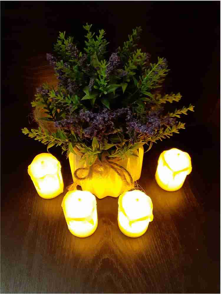 AFTERSTITCH Melting wax candle style Artificial T light led