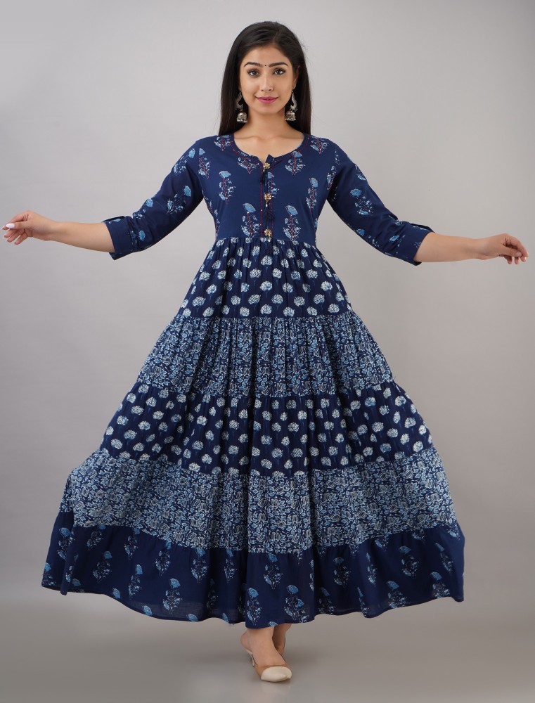 Flipkart gown kurti best sale