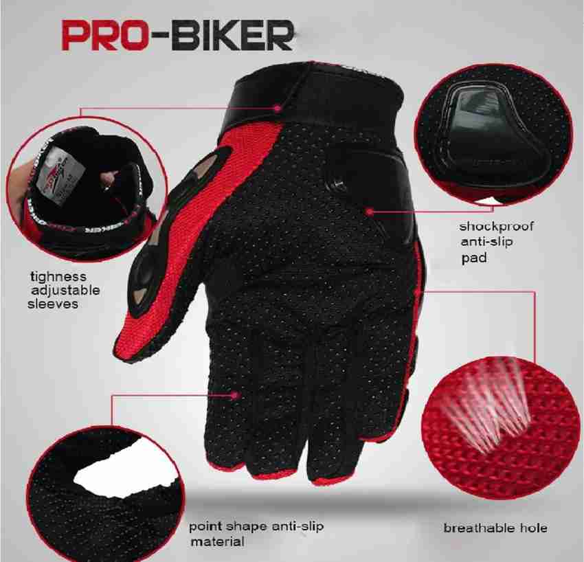 Probiker synthetic clearance leather motorcycle gloves