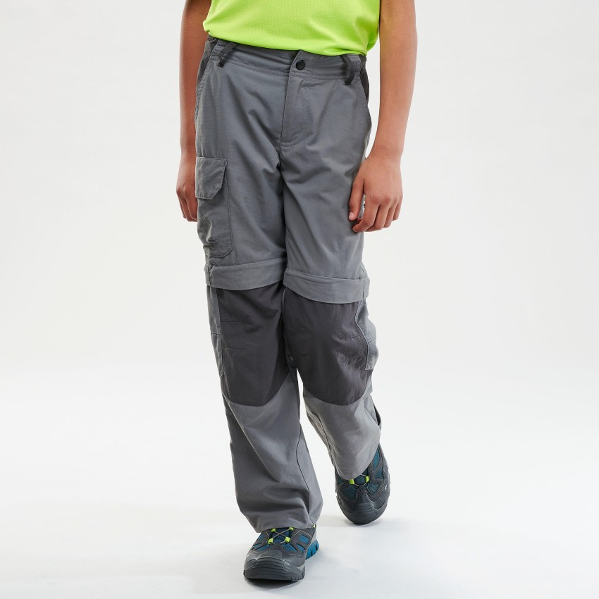 QUECHUA by Decathlon Regular Fit Boys Grey Trousers  Buy QUECHUA by  Decathlon Regular Fit Boys Grey Trousers Online at Best Prices in India   Flipkartcom