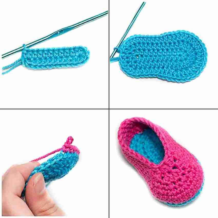 BLUE CROCHET HOOKS IN PAISLEY ZIP CASE —  - Yarns, Patterns and  Accessories