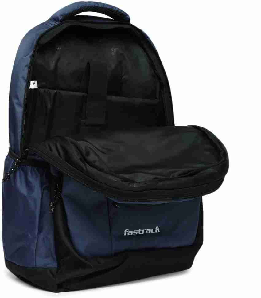 Fastrack Unisex Solid Backpack 23 L Laptop Backpack Navy Blue Price in India Flipkart