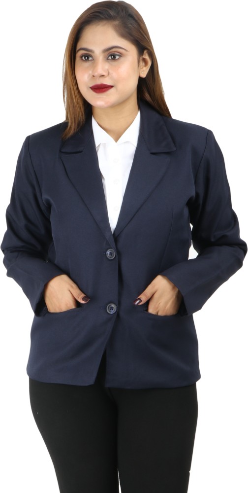 Girls navy blue blazer best sale