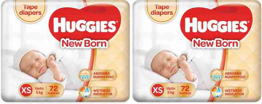 Huggies store tape diapers