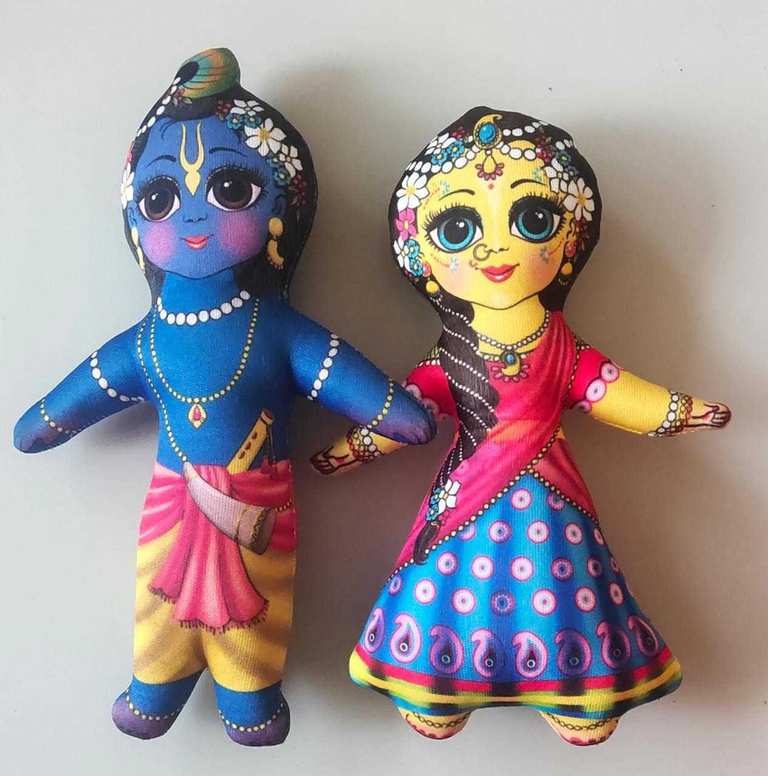 Tringrahi Radha Krishna Soft Dolls Radha Krishna Soft Dolls