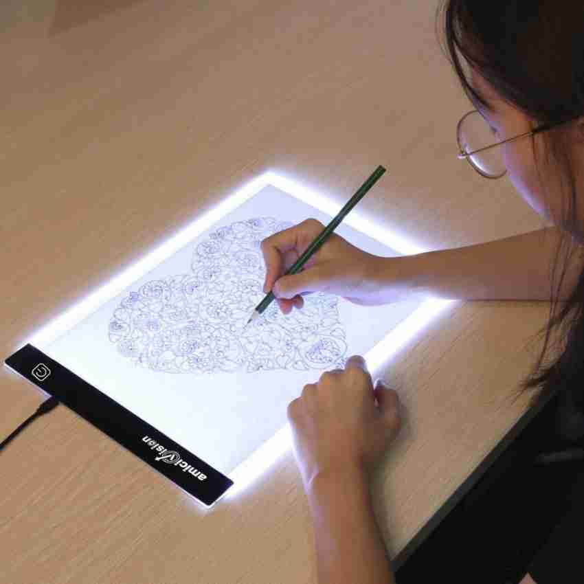 OLIPIZ ENTERPRISE Magic Sketch Drawing Pad, Light Up LED Glow Board, Draw, Sketch, Create, Doodle, Art, Write, Learning Tablet