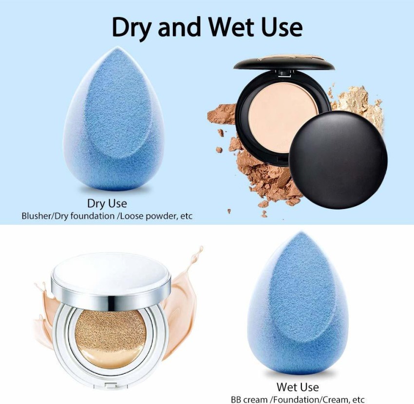 VINAURA (Pack of 1) Aqua Microfiber Beauty Blender, Latex free, Microfiber  Velvet Sponge, Can be Used as Wet and dry Sponge both, for Airbrushed Makeup  Finish - Price in India, Buy VINAURA (