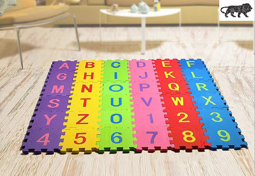 Foam floor alphabet hot sale and number puzzle mat