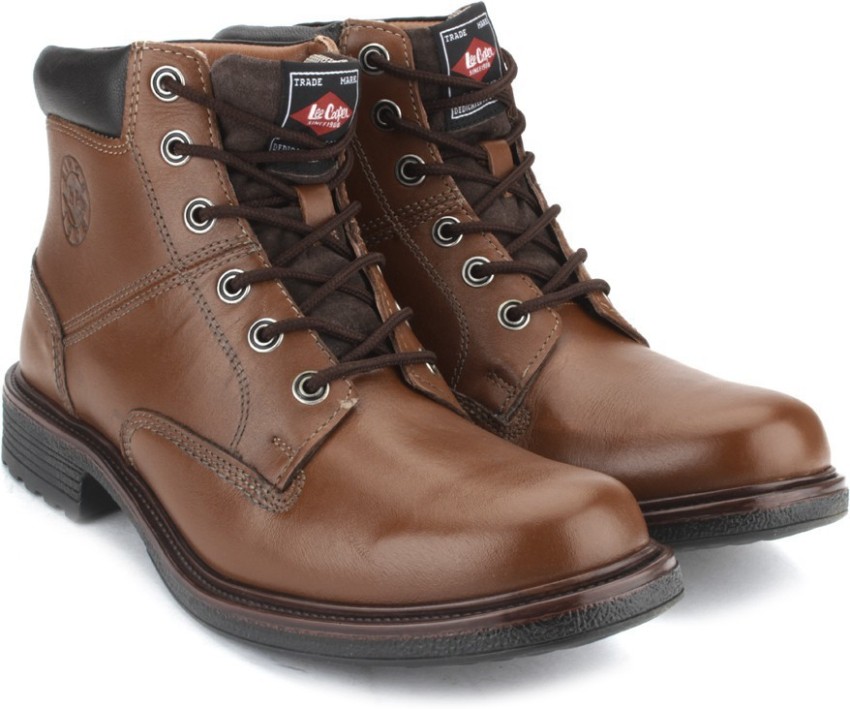 LEE COOPER Men Boots For Men Buy TAN P1 Color LEE COOPER Men Boots For Men Online at Best Price Shop Online for Footwears in India Flipkart