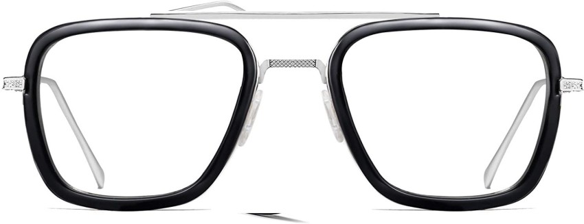 Tony Stark - Clear Avenger Iron Man Sunglasses Rectangular Unisex