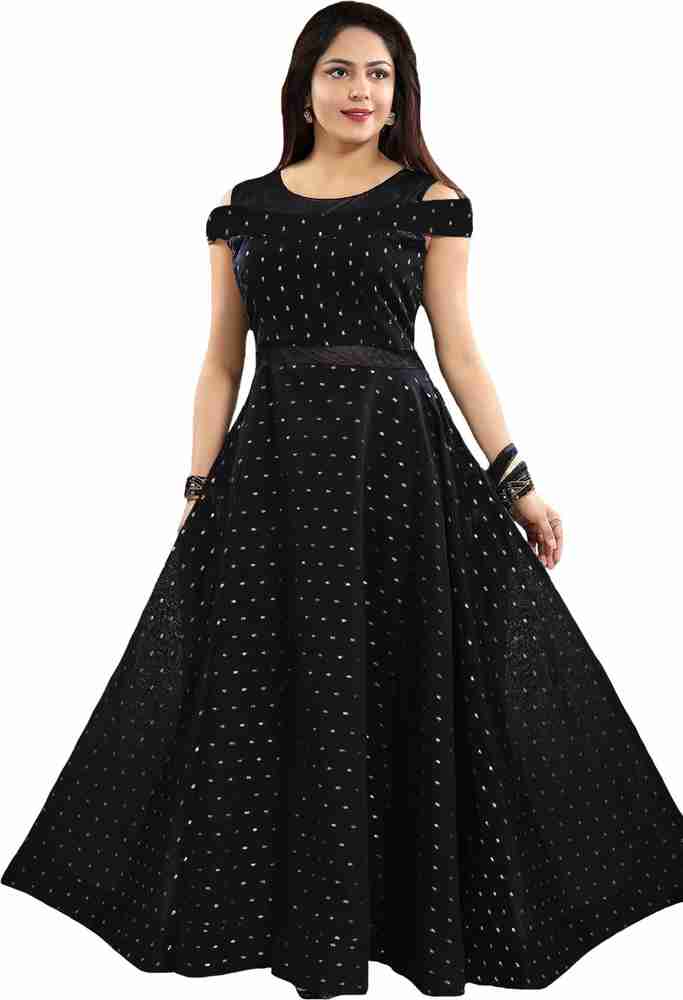 Black gown 2024 on flipkart
