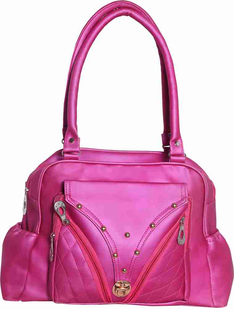 Buy lock fashion Women Pink Shoulder Bag Pink Online Best Price