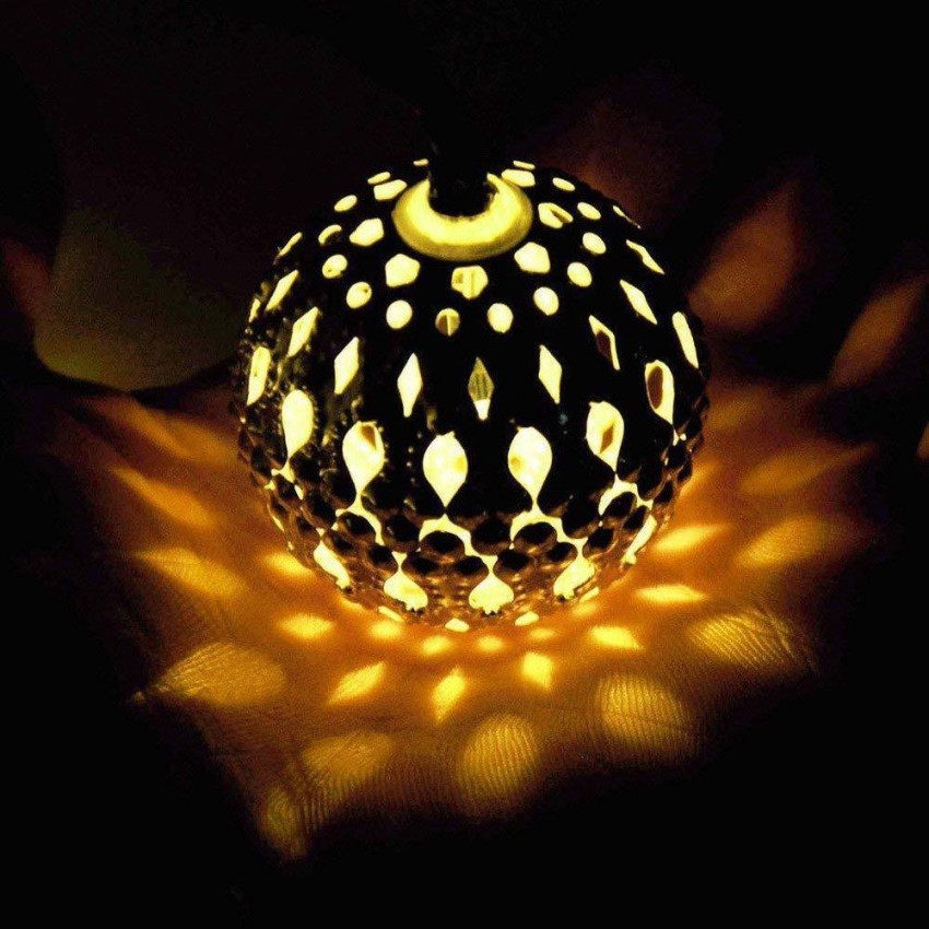Mua Solar Hollow Round Ball Inserted Lamp Patio Garden Decorative Light  Warm White Light IP44 1PCS | Tiki