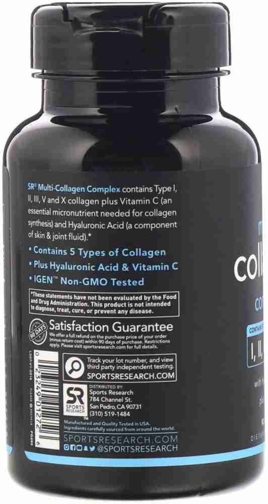 Sports Research Multi Collagen Complex 90 Capsules