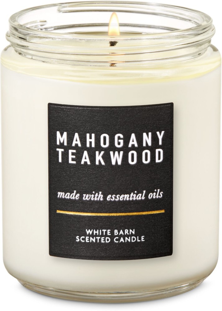 Mahogany Teakwood Candle