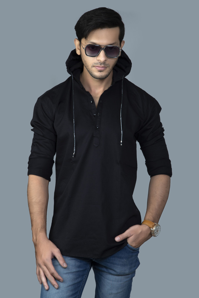Hashtag Men Washed Casual Black Shirt Buy Hashtag Men Washed Casual Black Shirt Online at Best Prices in India Flipkart