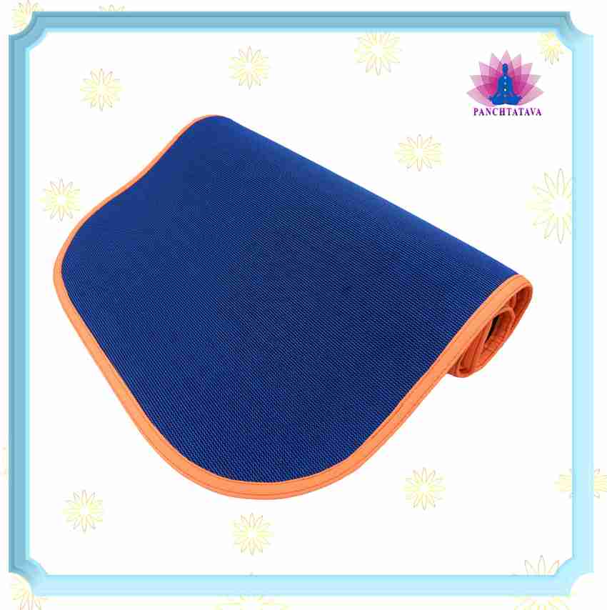 PANCHTATAVA Sporty Fabric Coated with Orange Border 6 mm Yoga Mat Buy PANCHTATAVA Sporty Fabric Coated with Orange Border 6 mm Yoga Mat Online at Best Prices in India Sports