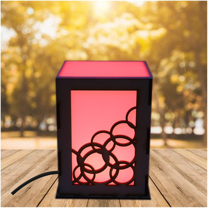 Laser cut shop table lamp