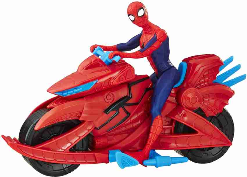 Super-héros 360 Rotation Jouet Spiderman Action Figurines Voiture é
