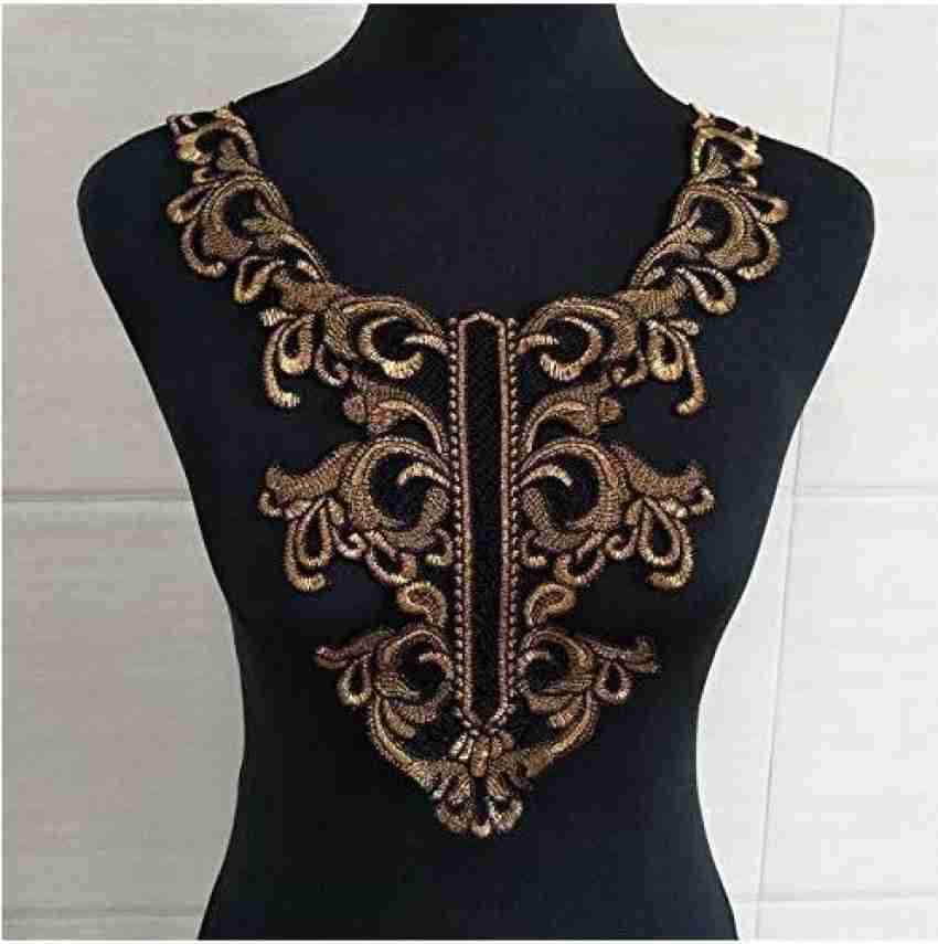 FEEPOP 1Pieces en Embroidery Lace Collar Fabric Trim DIY Embroidery Lace  Fabric Neckline Applique Sewing Craft - 1Pieces en Embroidery Lace Collar  Fabric Trim DIY Embroidery Lace Fabric Neckline Applique Sewing Craft .