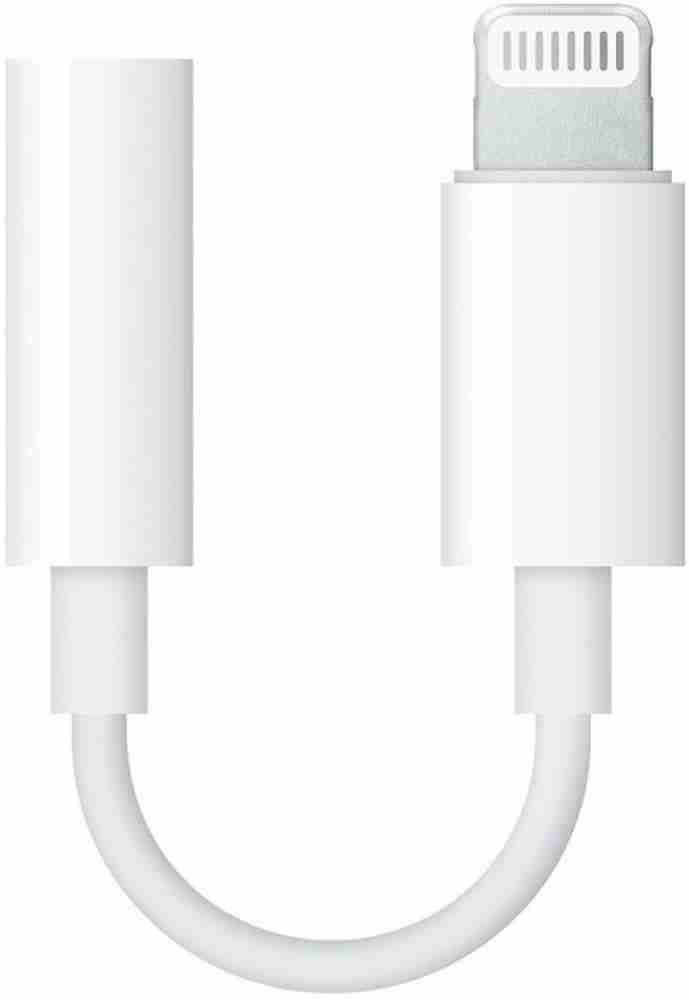 Official Apple iPhone 12 Pro Max Lightning to 3.5mm Adapter - White