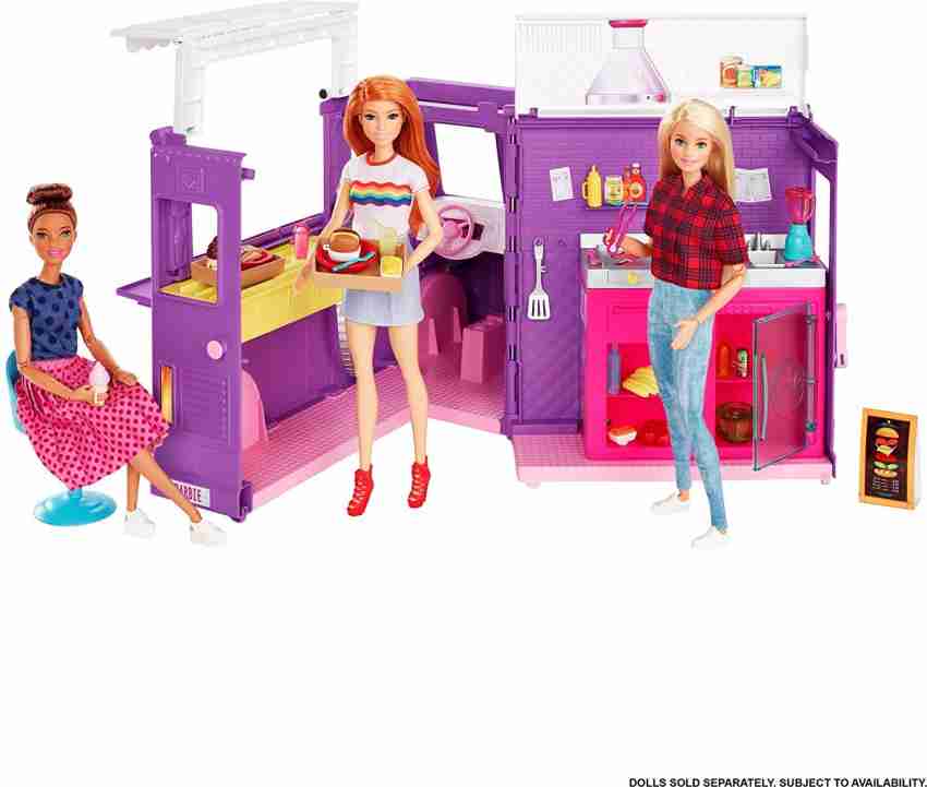 Barbie doll food truck new arrivals