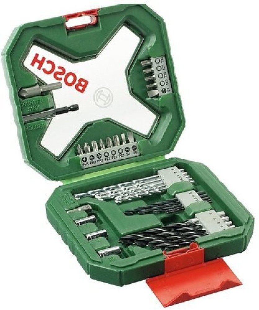 BOSCH 38 pcs Drill Screwdriver Bit Set Price in India Buy BOSCH 38 pcs Drill Screwdriver Bit Set online at Flipkart