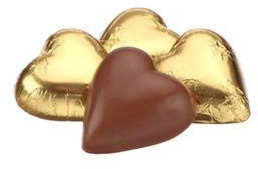 Perfect Pricee Candy Sweets Chocolate Wrapper Golden Aluminium Foil - Gold  (250 Pieces) Size - 8cmX8cm Aluminium Foil