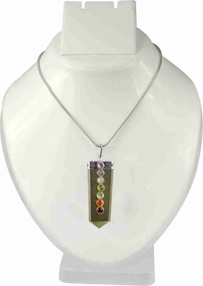 Flat crystal necklace deals