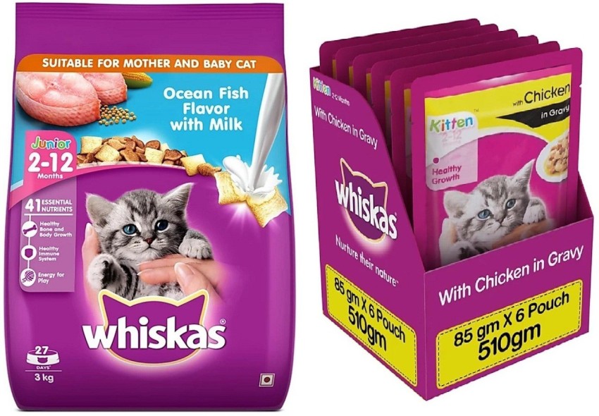 Whiskas kitten clearance food in gravy