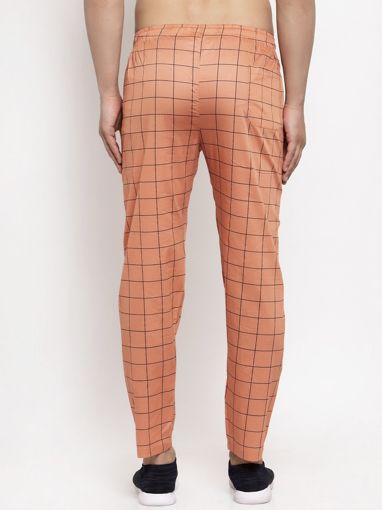 Spring break check slim cropped trousers store