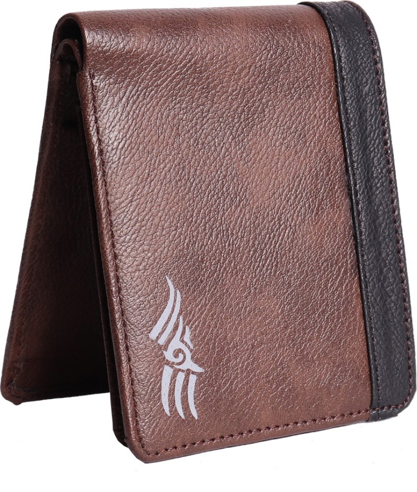 Dark Romance Men Brown Artificial Leather Wallet Brown Price in