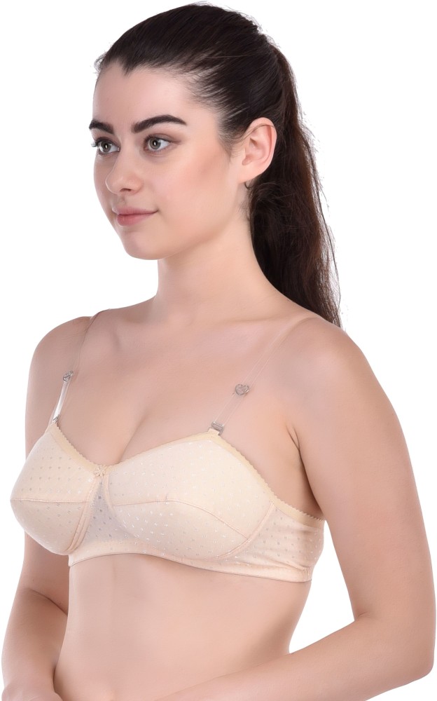 Buy Liigne Transparent Strap Padded Bra For Women Online at Best