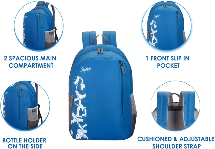 SKYBAGS Brat 8 25 L Backpack Blue Price in India Flipkart