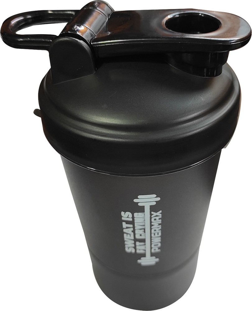 Buy PowerMax Fitness PSB-4S-B (400ml) Protein Shaker Bottle with