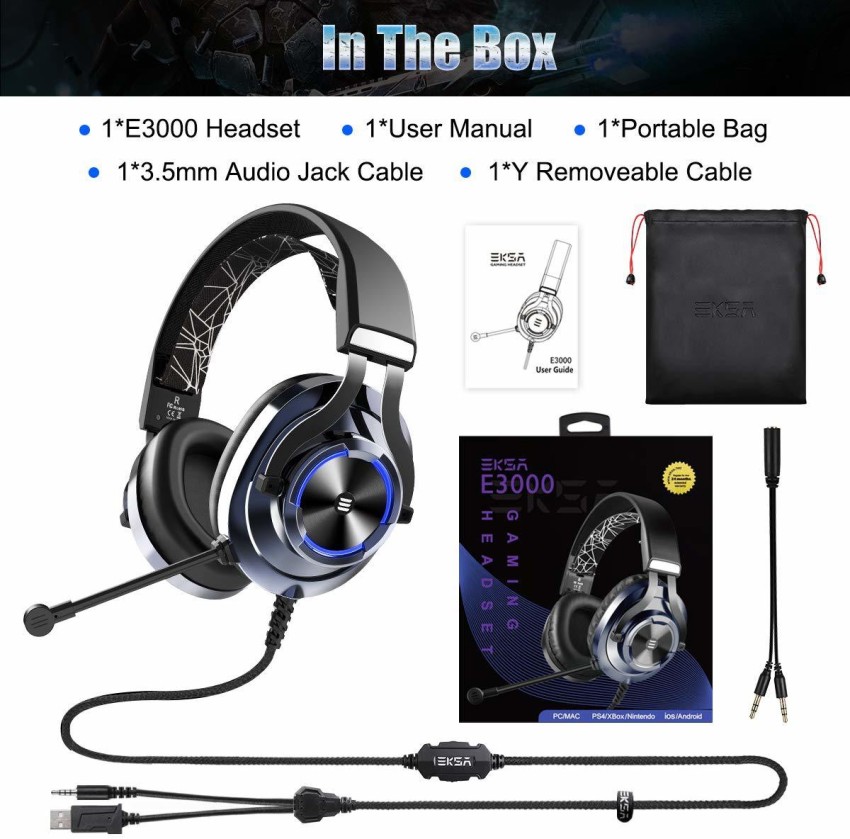 EKSA E3000 Wired Gaming Headset