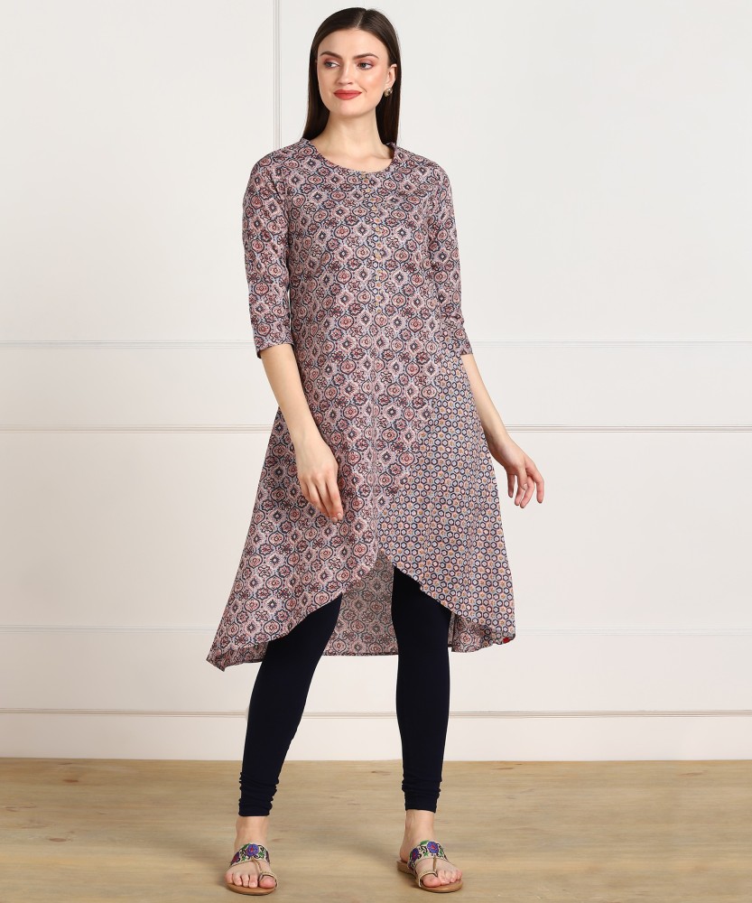 BIBA Women Printed High Low Kurta Buy BIBA Women Printed High Low Kurta Online at Best Prices in India Flipkart