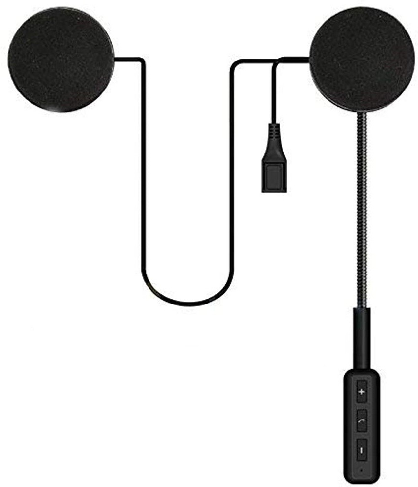 Motorcycle helmet online headset with microphone