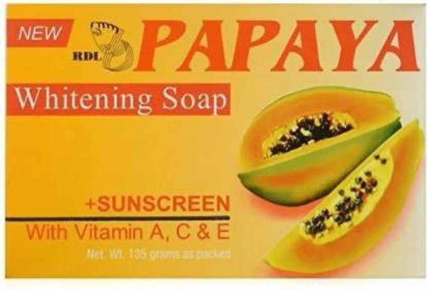 Papaya whitening soap store
