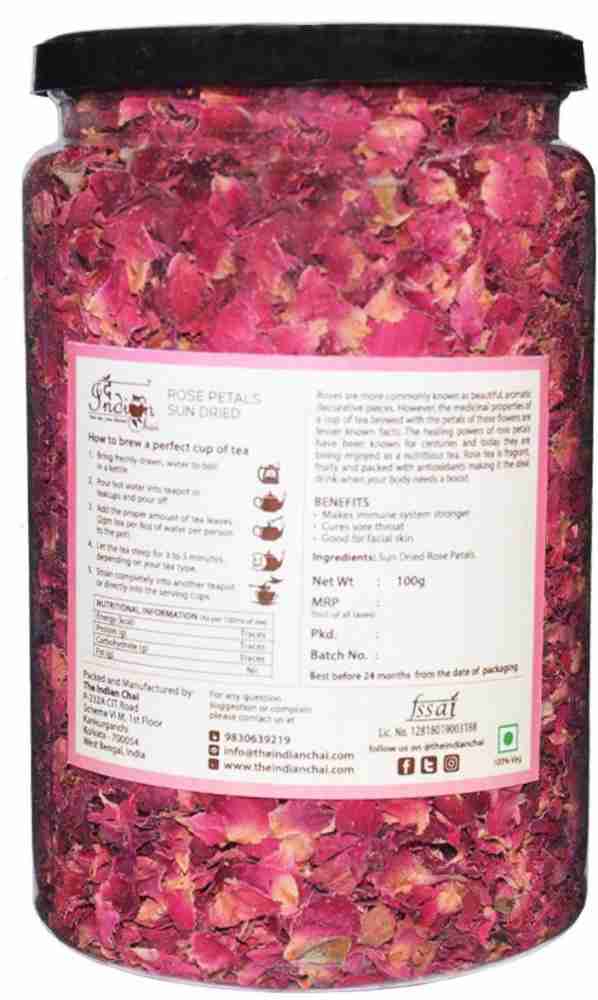 Rose Chai (Tea) With Rose Petals - Some Indian Girl