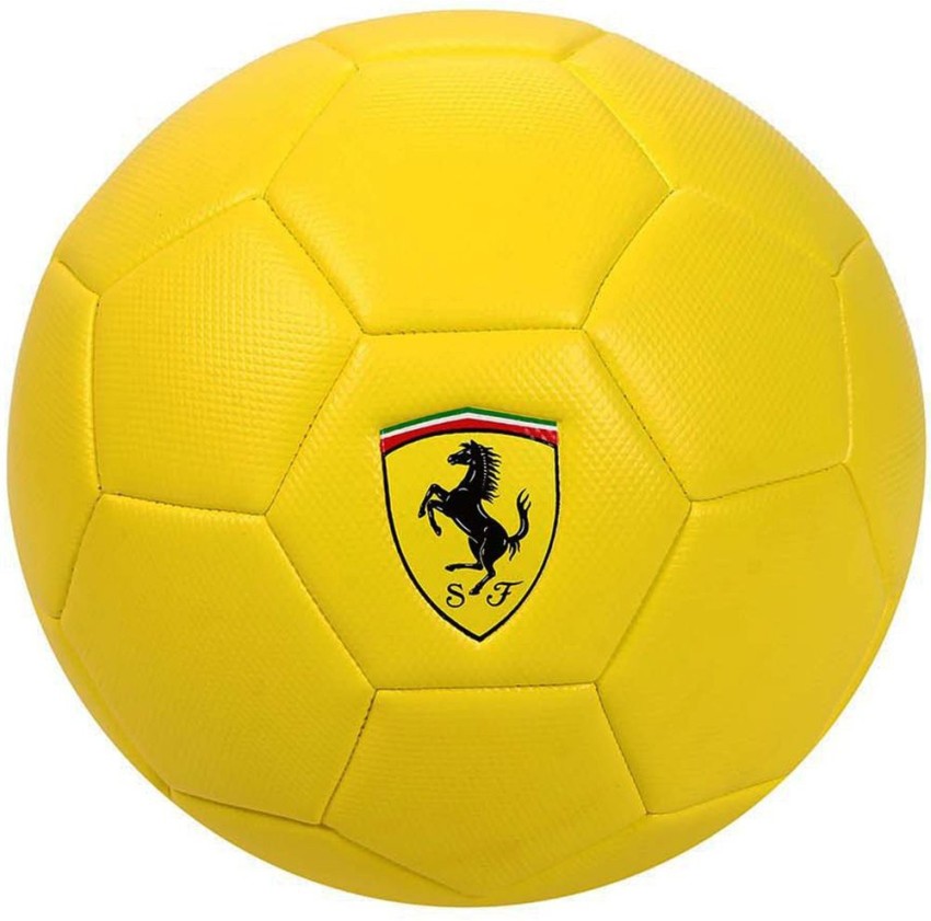 Ferrari Soccer Ball for kids - Yellow Football - Size: 5 - Buy