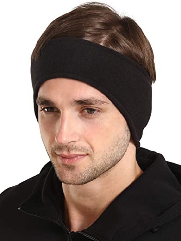 Winter Fleece Ear Cover Warmers Headband for Men Women Cold Weather Ski  Running