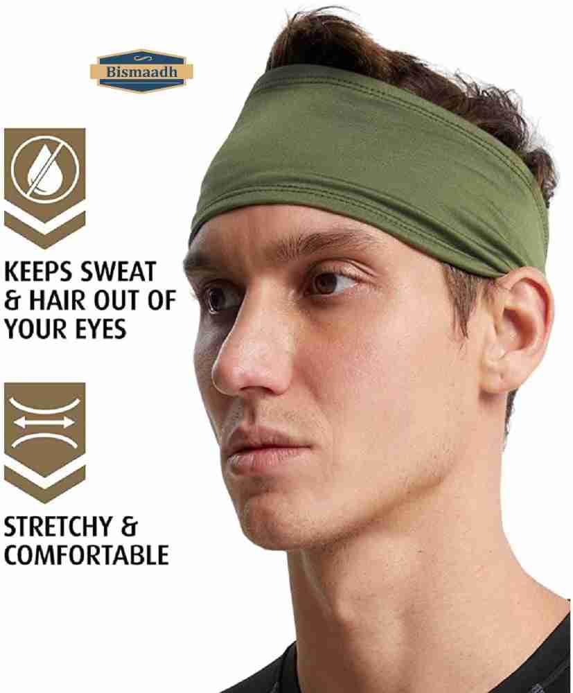 Bismaadh Sports Headbands for Men & Women Moisture Wicking Workout
