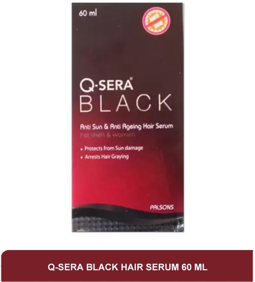 Q SERA Black Hair Serum balck hair serum 60ml Price in India Buy Q SERA Black Hair Serum balck hair serum 60ml Online In India Reviews Ratings Features Flipkart