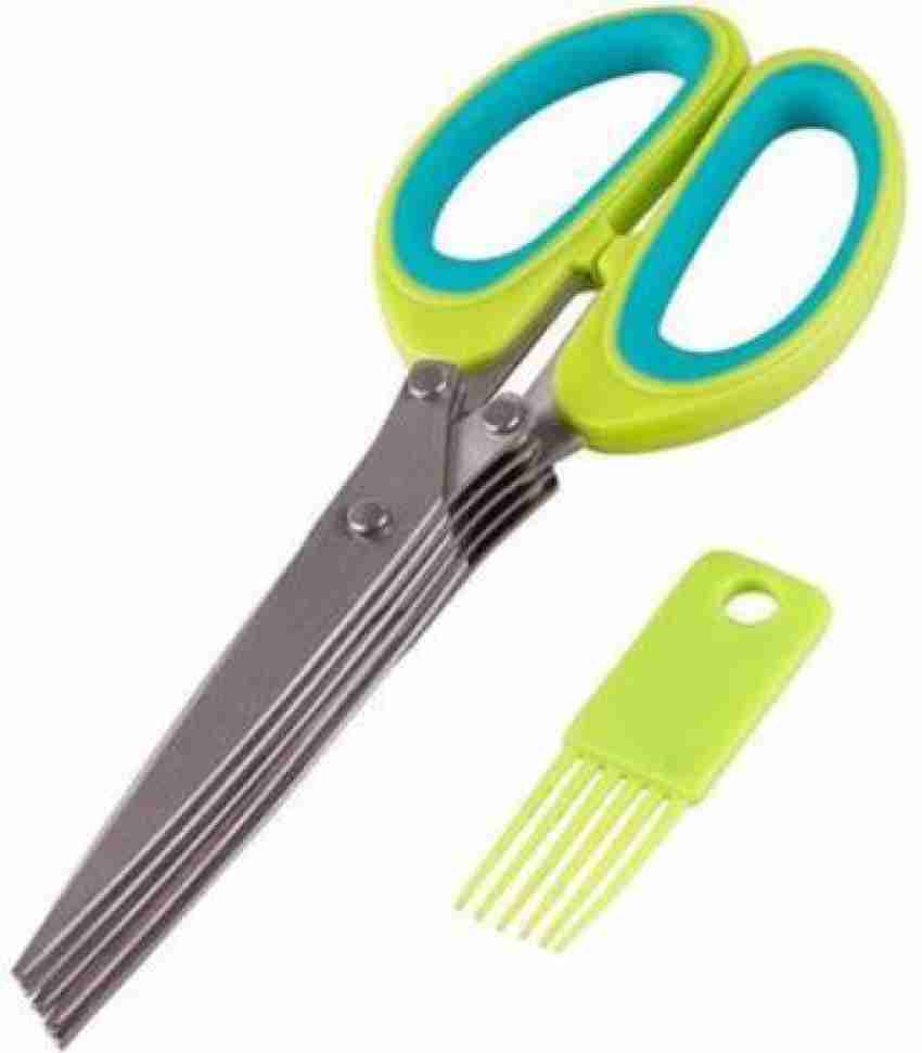 5 PIECE STAINLESS STEEL SHEARS SCISSORS KITCHEN UTILITY SET MULTIPLE USE  NEW NIP