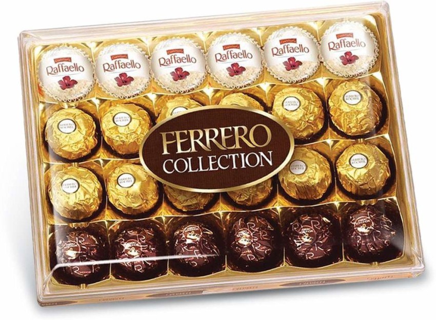 Ferrero Chocolate Pralines Collection Box with Raffaello, Ferrero